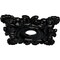 Ekena Millwork Crawley Ceiling Medallion (Canopies up to 6 3/4"), 18"W x 18"H x 3 1/4"ID x 1 1/2"P, Black Pearl CM18CRBPS - alternate 4